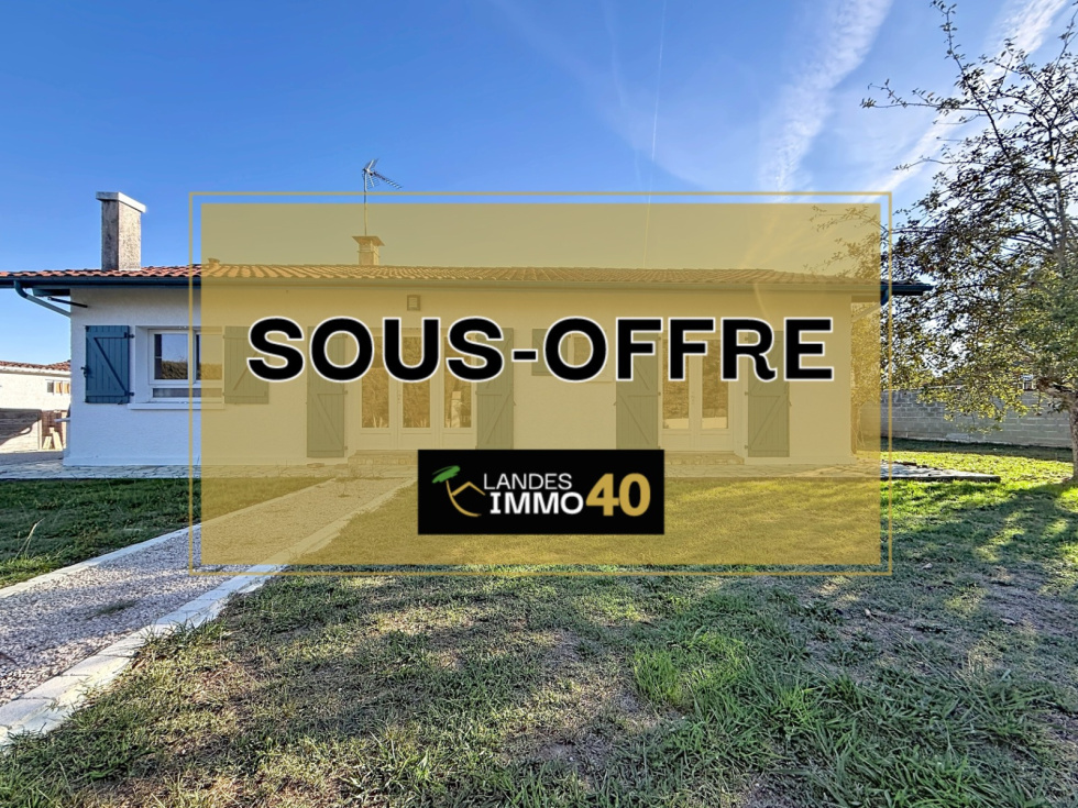 Maison de plain-pied, 2 chambres avec grand garagePRECHACQ LES BAINS landes