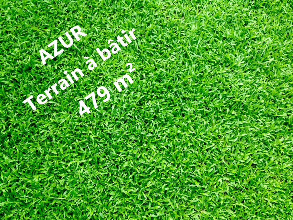 Terrain à bâtir AZUR 479m² limite MESSANGES